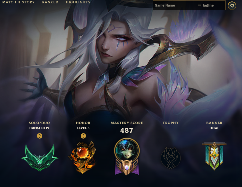 Emerald IV | 170 Champions | 331 Skins | 24 Legendary Skins | Full Email