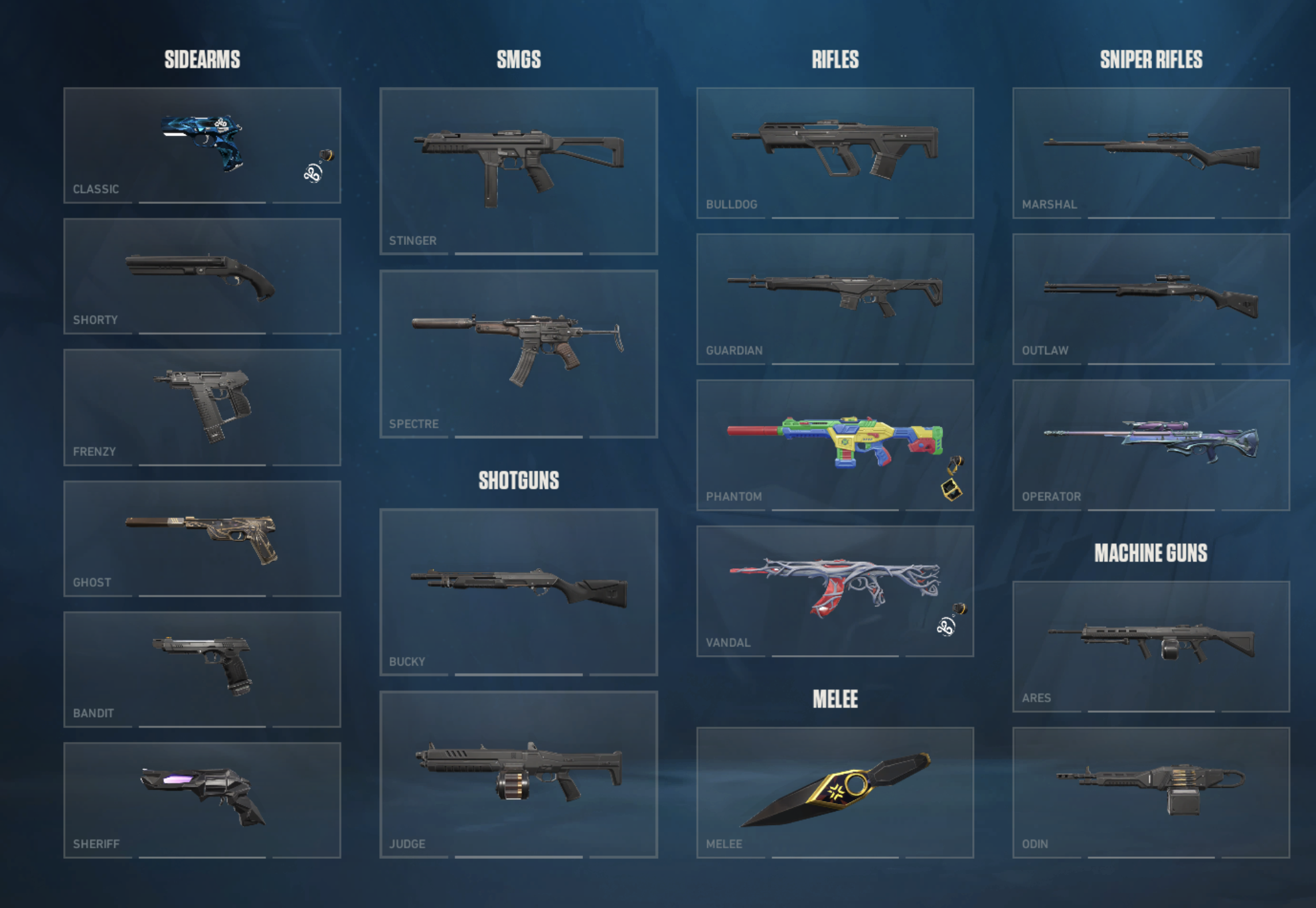 PC | Platinum Peak | Champions 2023 Kunai + Vandal | 15 Skins | Full Email