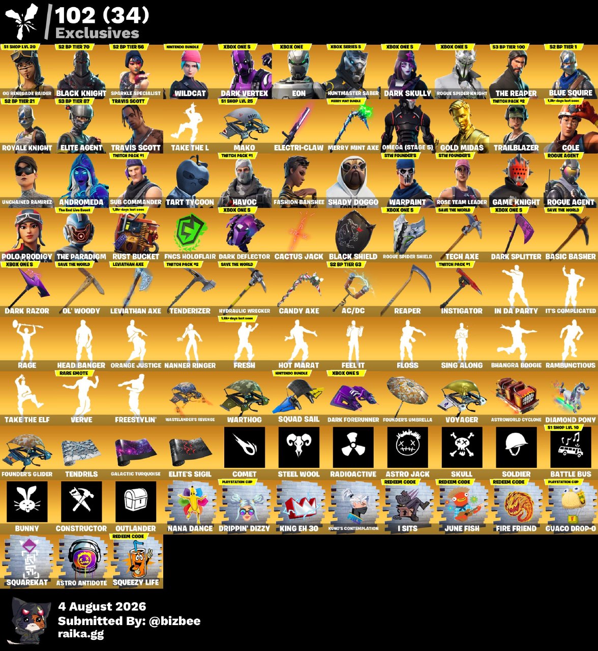 Trailblazer | The Reaper | 691 Skins | Season 2 | Level 4696 | Full Email - Image 10