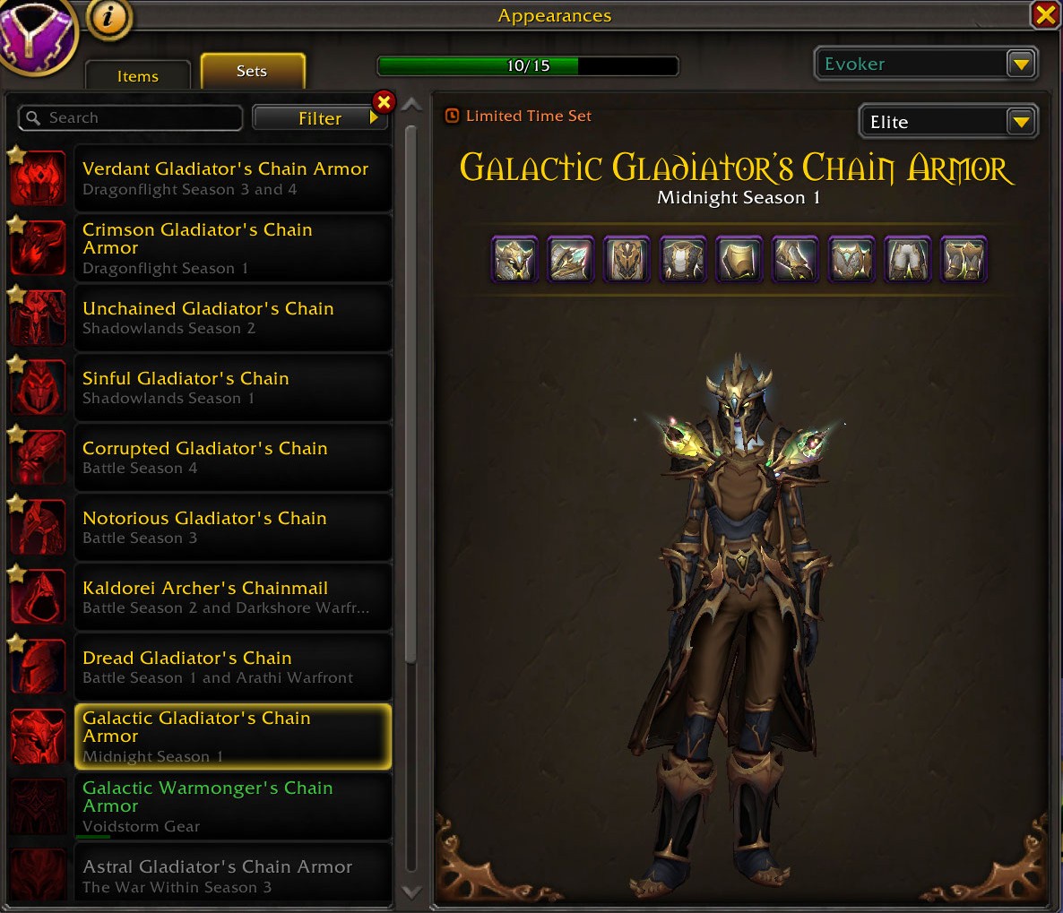 Legendary Collection | 11x Gladiator Mounts | 110x Elite PvP Sets | Spectral Tiger + Rare Mounts | Crimson Gladiator Drake | 14x PvP Illusions - Image 38