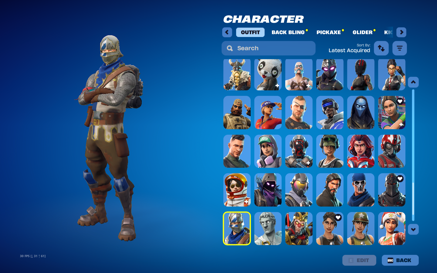 Black Knight | Carbide | 136 Skins | Chapter 1 Season 1 | Level 1250 | Full Email - Image 9