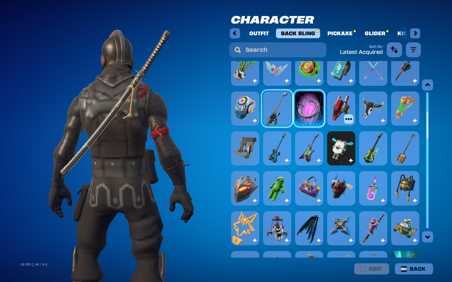 Black Knight | Carbide | 136 Skins | Chapter 1 Season 1 | Level 1250 | Full Email - Image 22