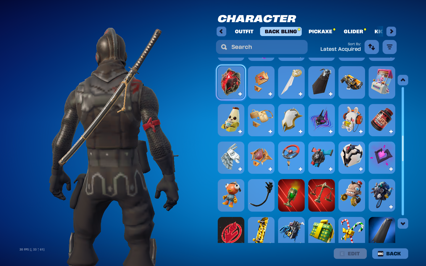 Black Knight | Carbide | 136 Skins | Chapter 1 Season 1 | Level 1250 | Full Email - Image 24