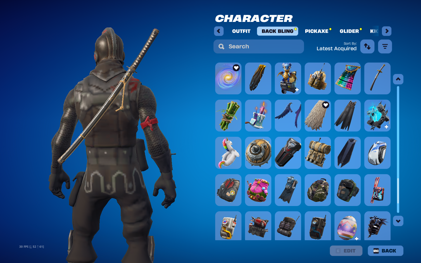 Black Knight | Carbide | 136 Skins | Chapter 1 Season 1 | Level 1250 | Full Email - Image 27