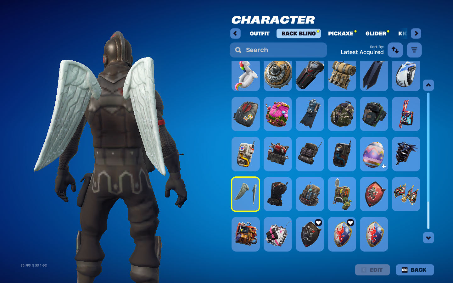 Black Knight | Carbide | 136 Skins | Chapter 1 Season 1 | Level 1250 | Full Email - Image 28
