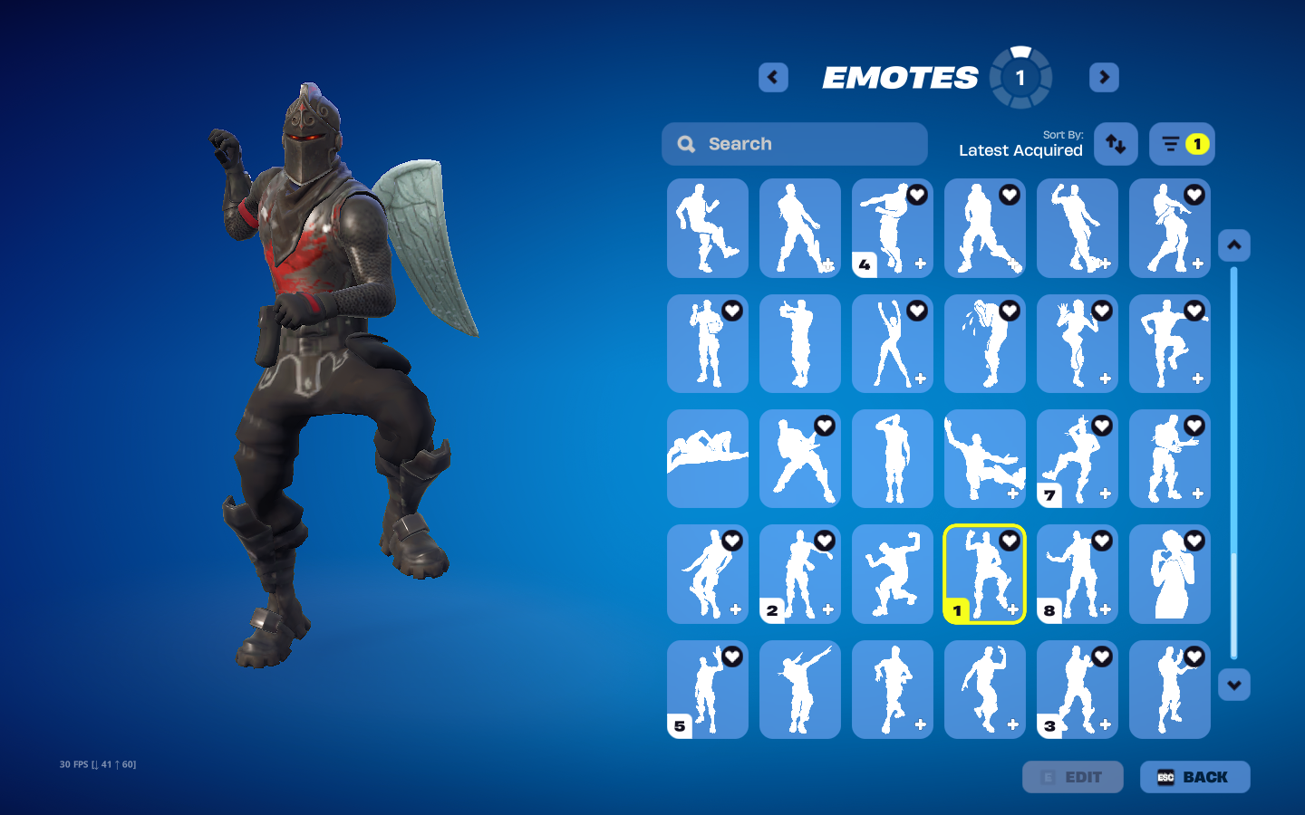 Black Knight | Carbide | 136 Skins | Chapter 1 Season 1 | Level 1250 | Full Email - Image 32