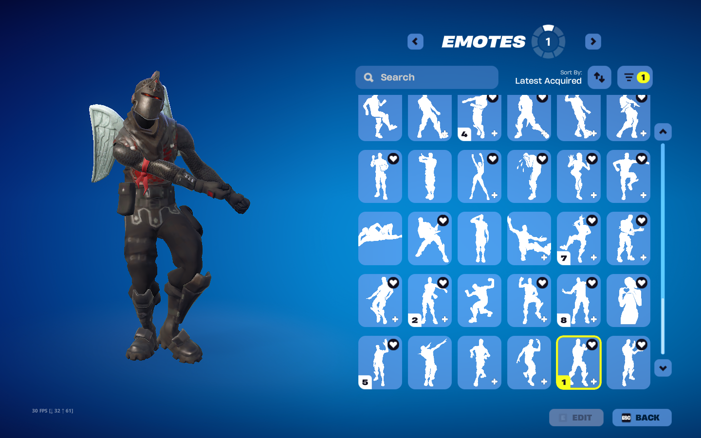 Black Knight | Carbide | 136 Skins | Chapter 1 Season 1 | Level 1250 | Full Email - Image 33