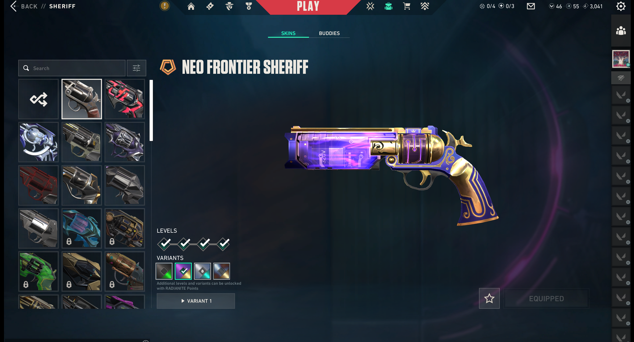PC | Diamond Peak | VCT LOCK//IN Misericórdia | Kuronami Sheriff | 135 Skins - Image 11