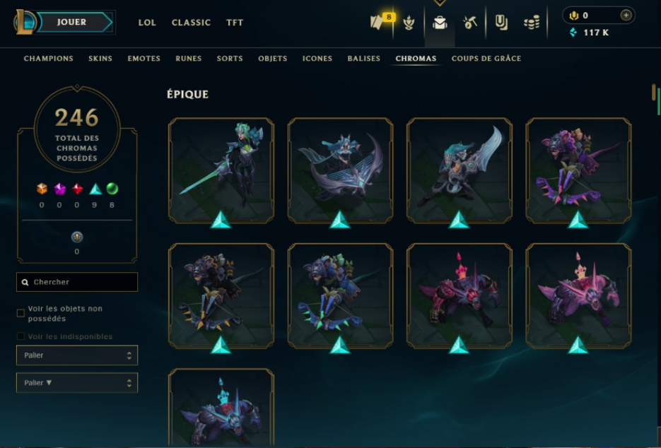 Platinum Peak | 175 Champions | 174 Skins | 16 Legendary Skins | Full Email - Image 5