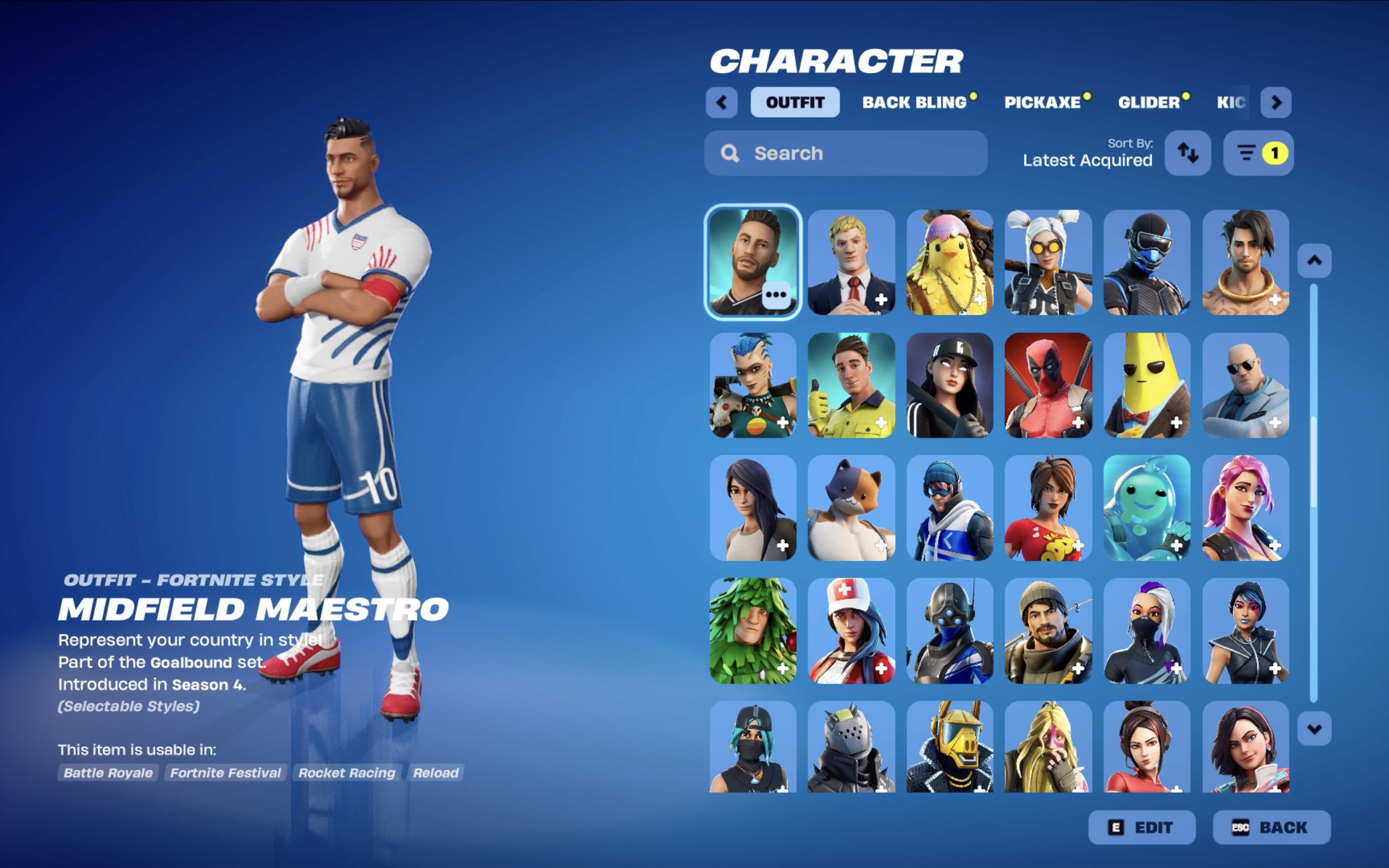Lara Croft | The Reaper | 157 Skins | Chapter 1 Season 2 | Level 1623 | Full Email - Image 4
