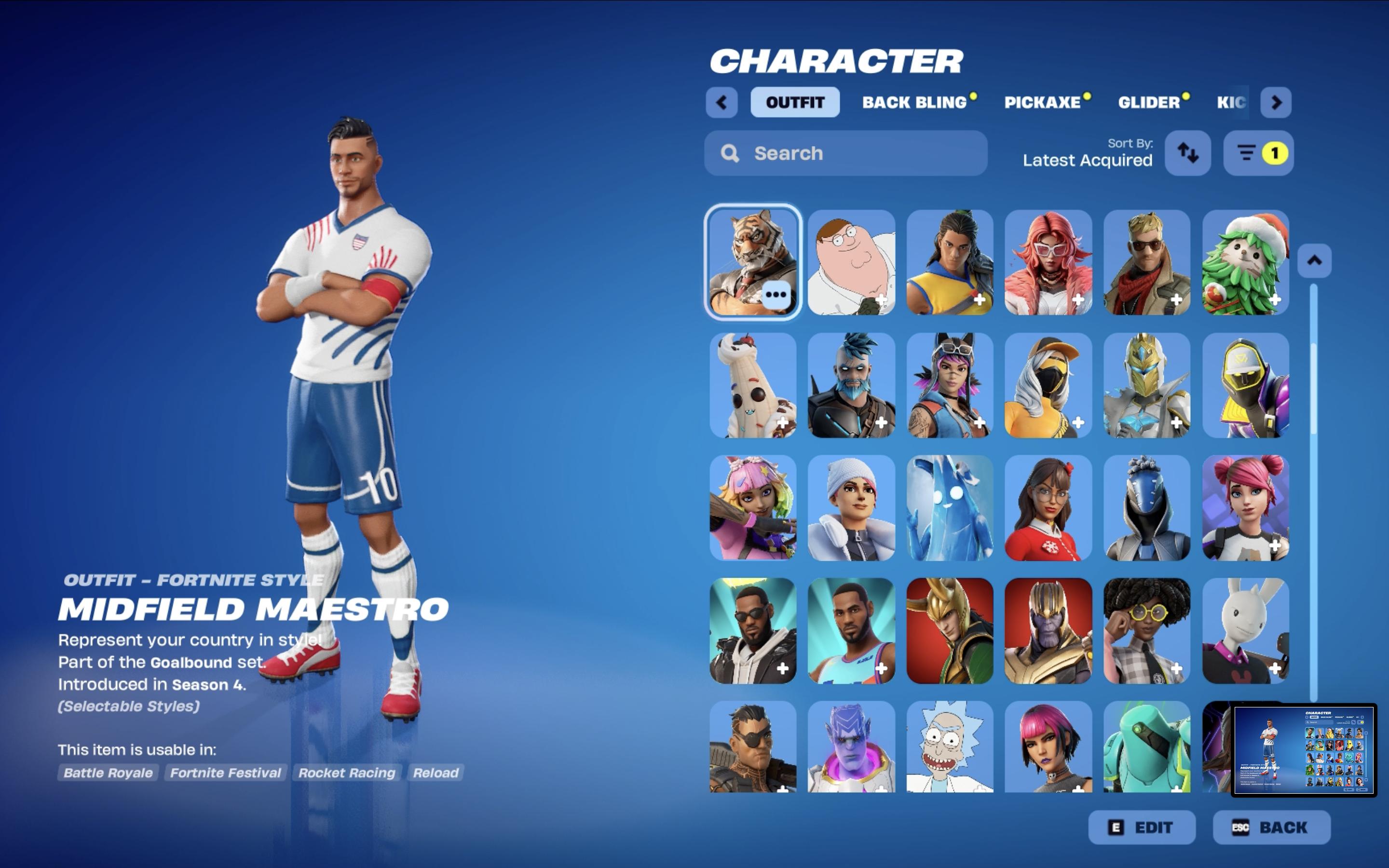 Lara Croft | The Reaper | 157 Skins | Chapter 1 Season 2 | Level 1623 | Full Email - Image 5