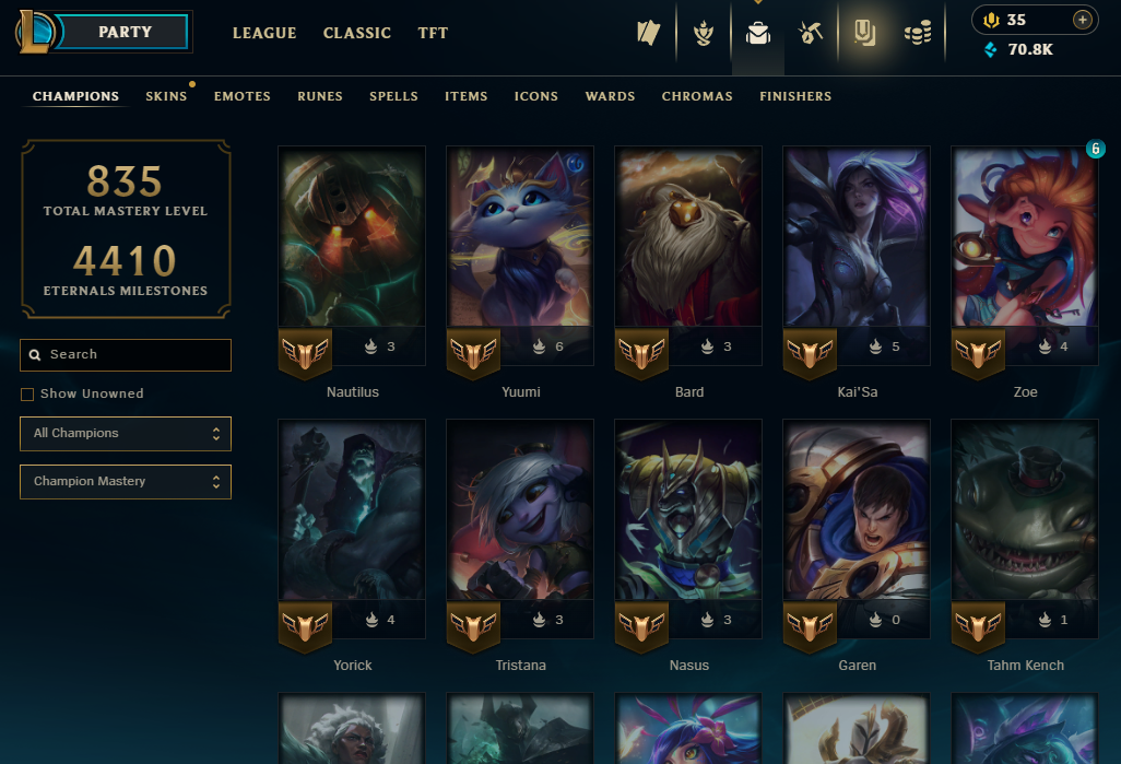 Diamond Peak | 173 Champions | 749 Skins | 59 Legendary Skins - Image 14