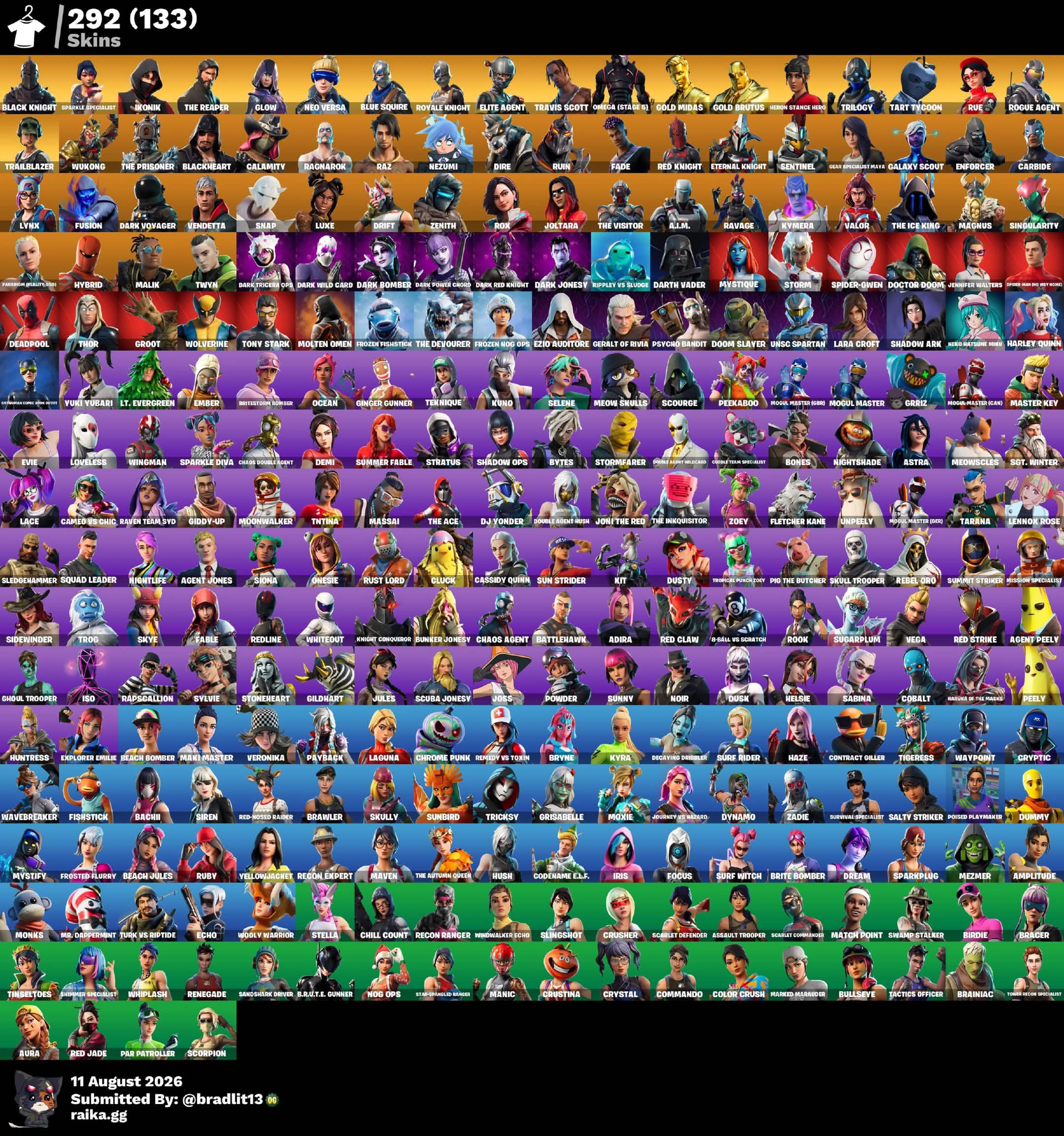 Travis Scott | IKONIK | 292 Skins | Level 3000 | Full Email - Image 3
