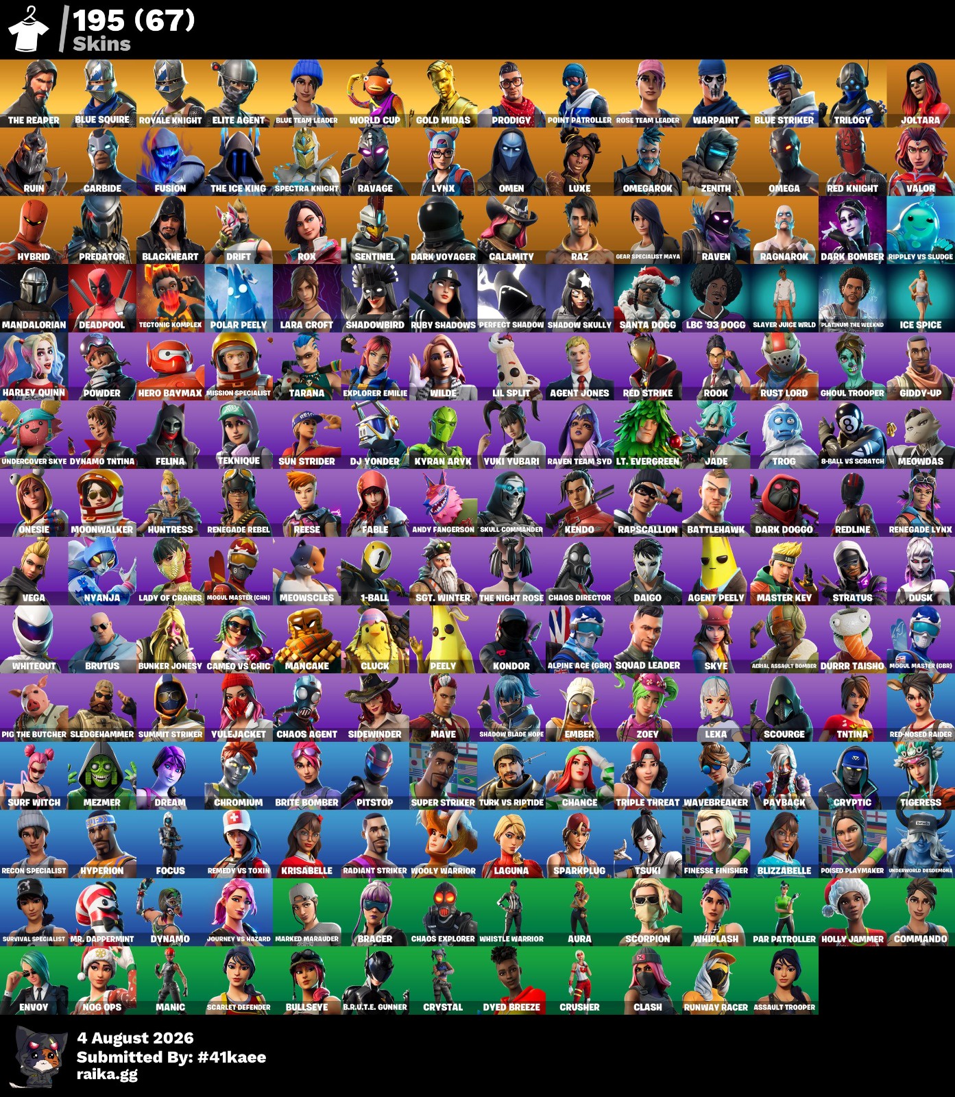 Elite Agent | Omega | 195 Skins | Season 2 | Level 3601 | Full Email
