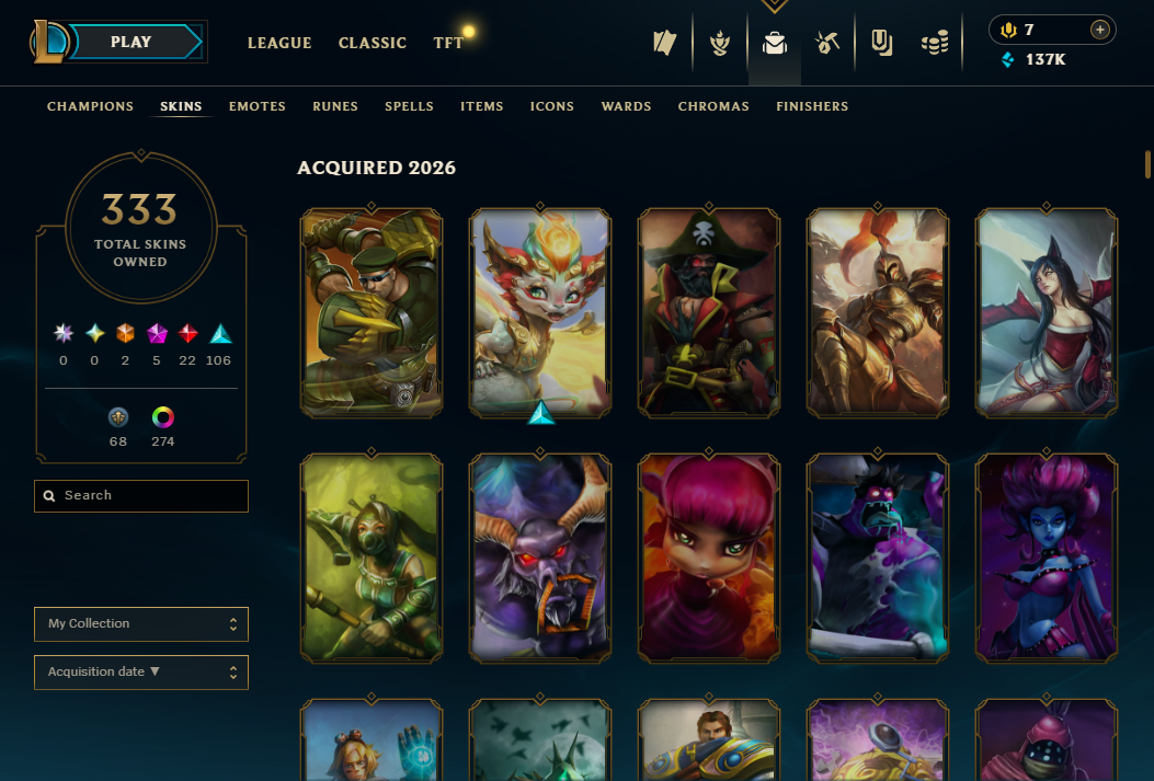 Master Peak | 172 Champions | 333 Skins | 22 Legendary Skins | Full Email - Image 4