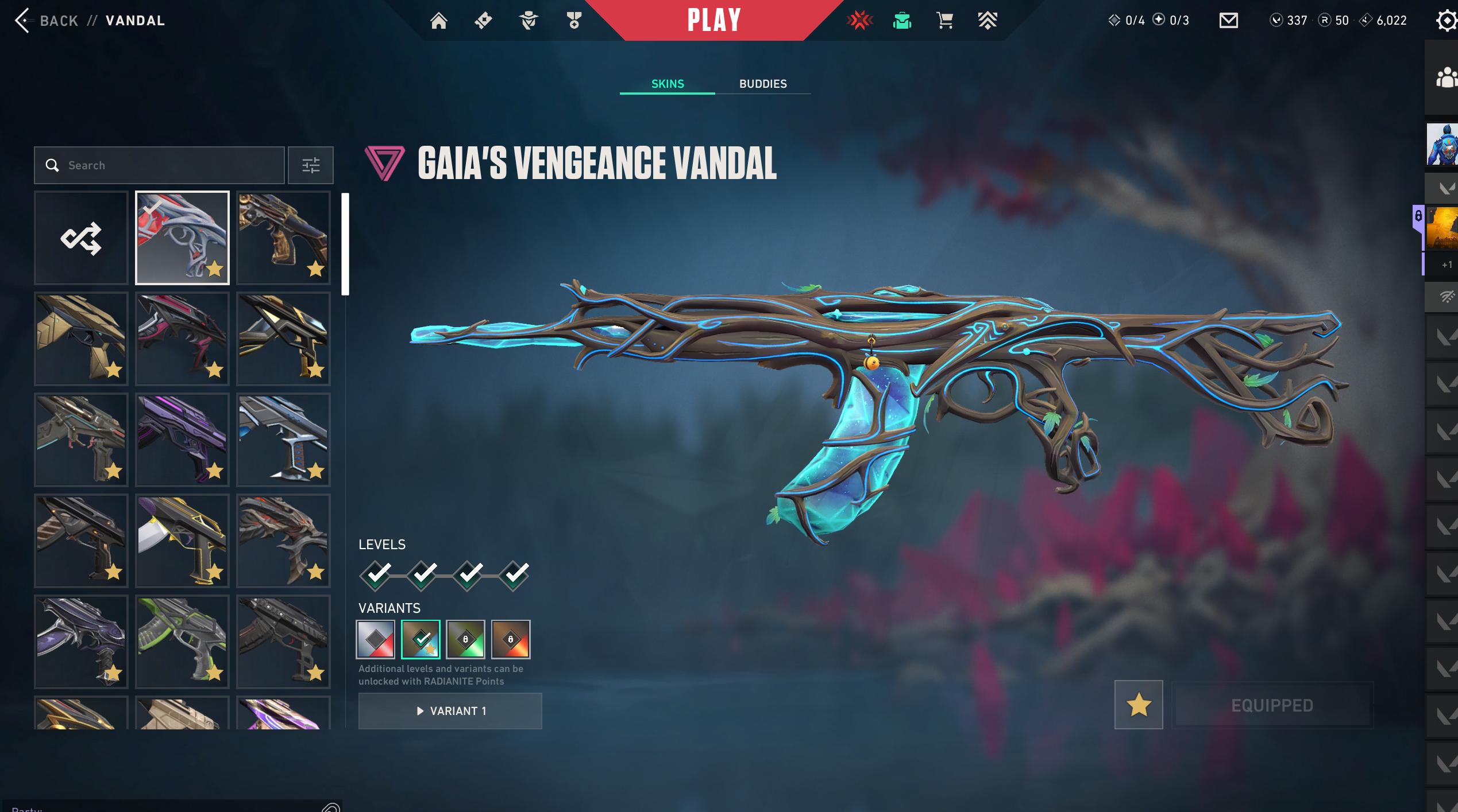 PC | Immortal Peak | Kuronami Naru-Kami | Gaia's Vengeance Vandal | 176 Skins | Full Email - Image 14