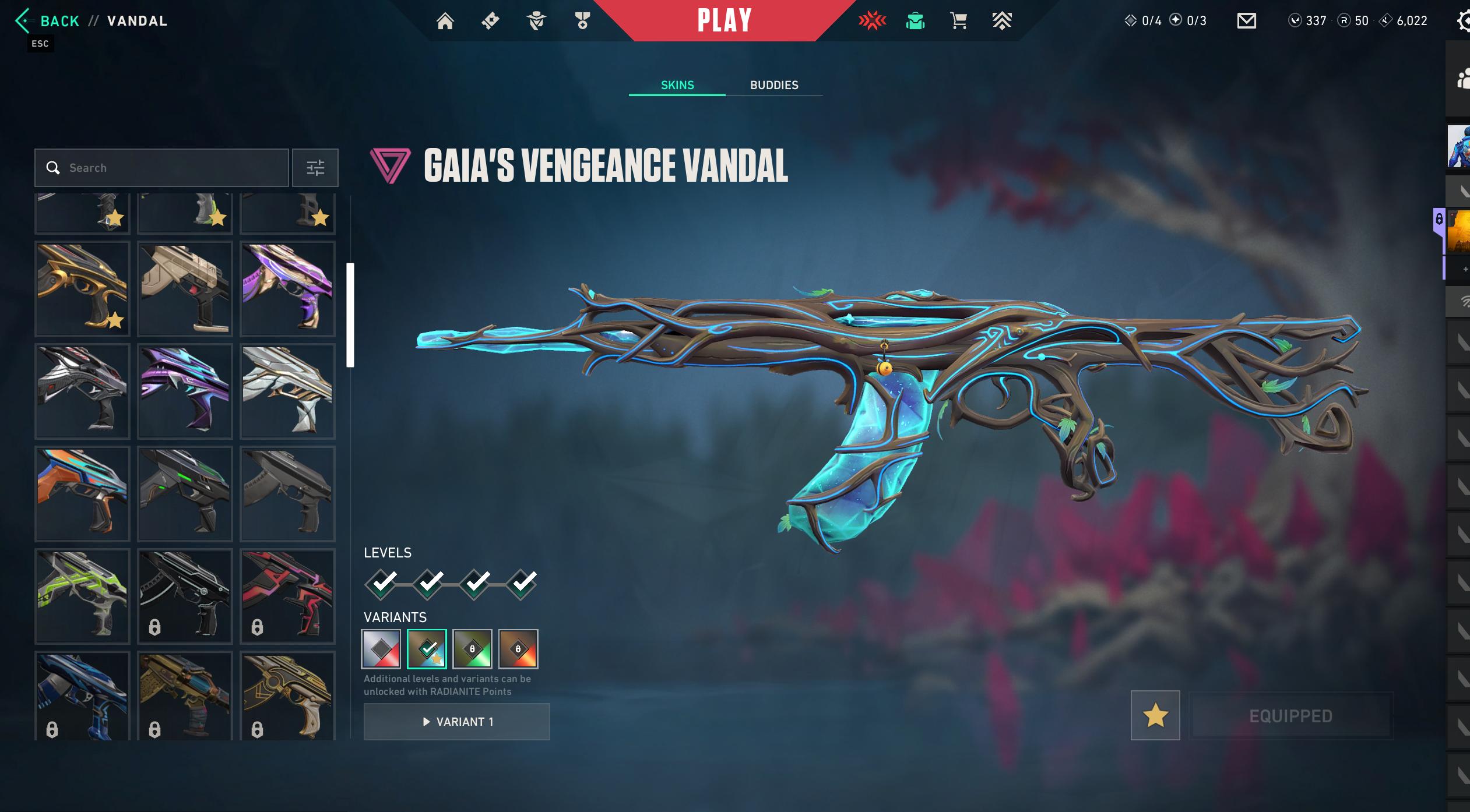 PC | Immortal Peak | Kuronami Naru-Kami | Gaia's Vengeance Vandal | 176 Skins | Full Email - Image 15