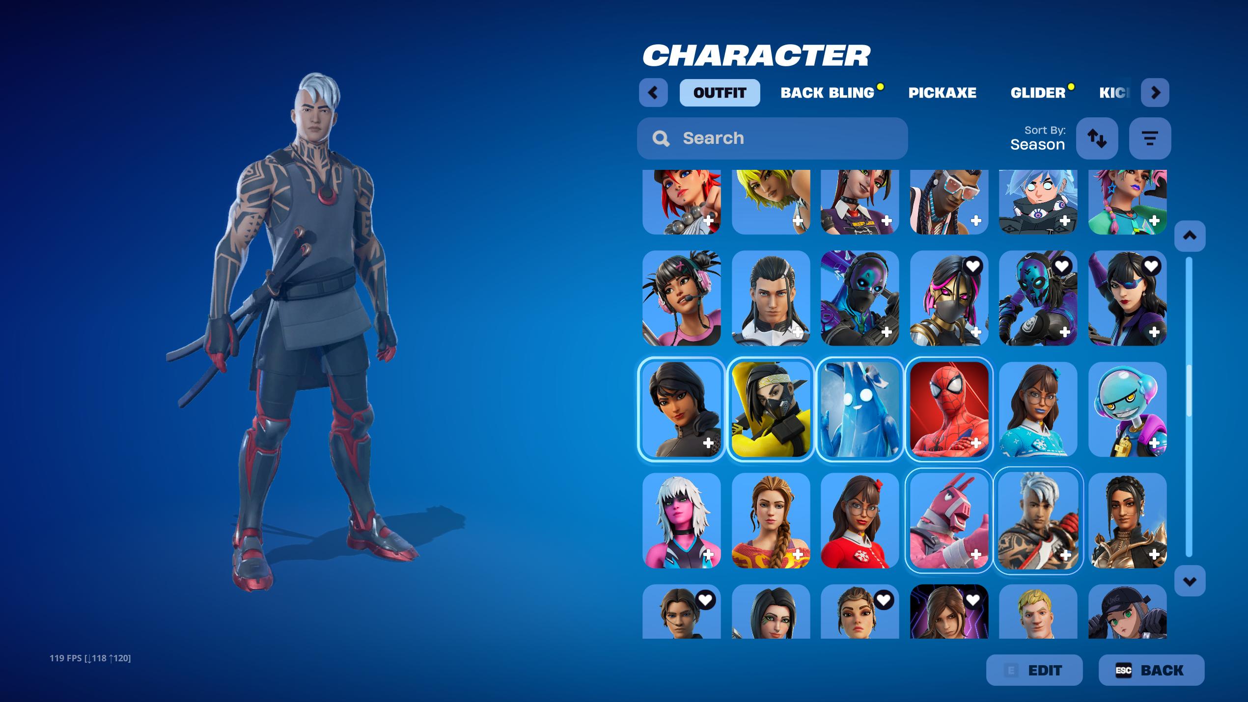 Galaxy | Coastal Catwoman | 210 Skins | Chapter 1 Season 5 | Level 2256 | Full Email - Image 4