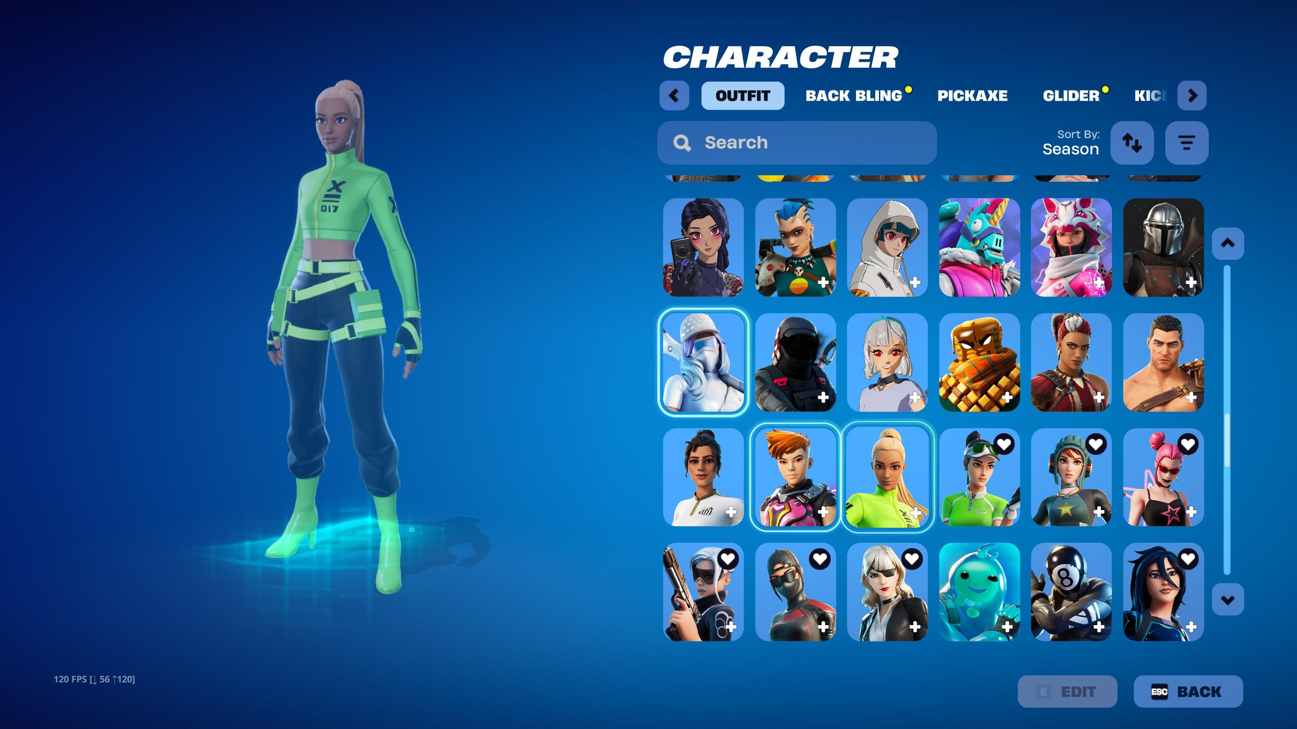 Galaxy | Coastal Catwoman | 210 Skins | Chapter 1 Season 5 | Level 2256 | Full Email - Image 5