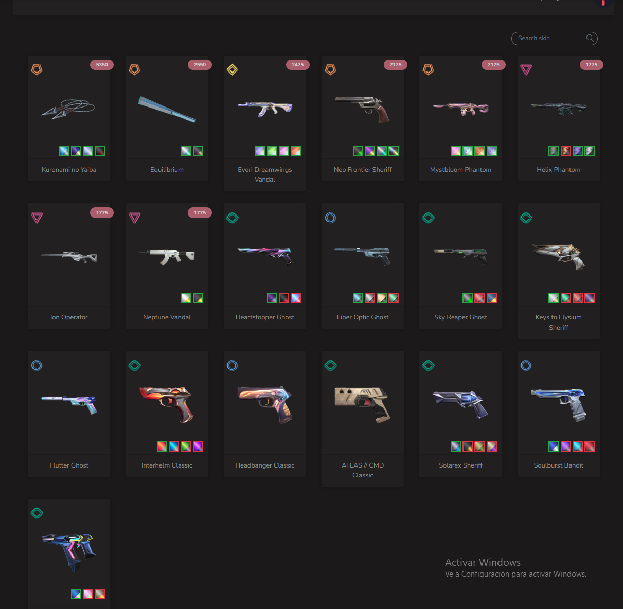 PC | Platinum Peak | Araxys Phantom | 21 Skins | Full Email