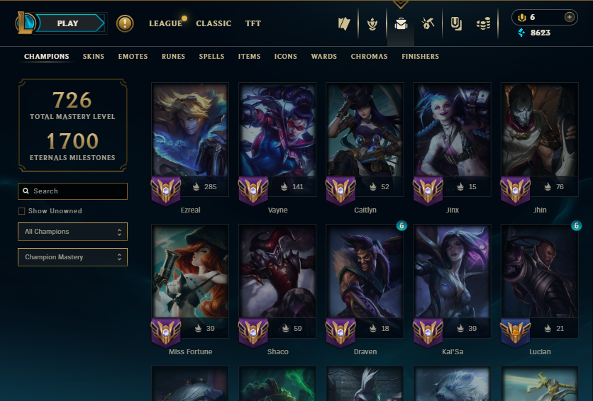 Diamond Peak | 173 Champions | 1204 Skins | 75 Legendary Skins | Full Email - Image 7