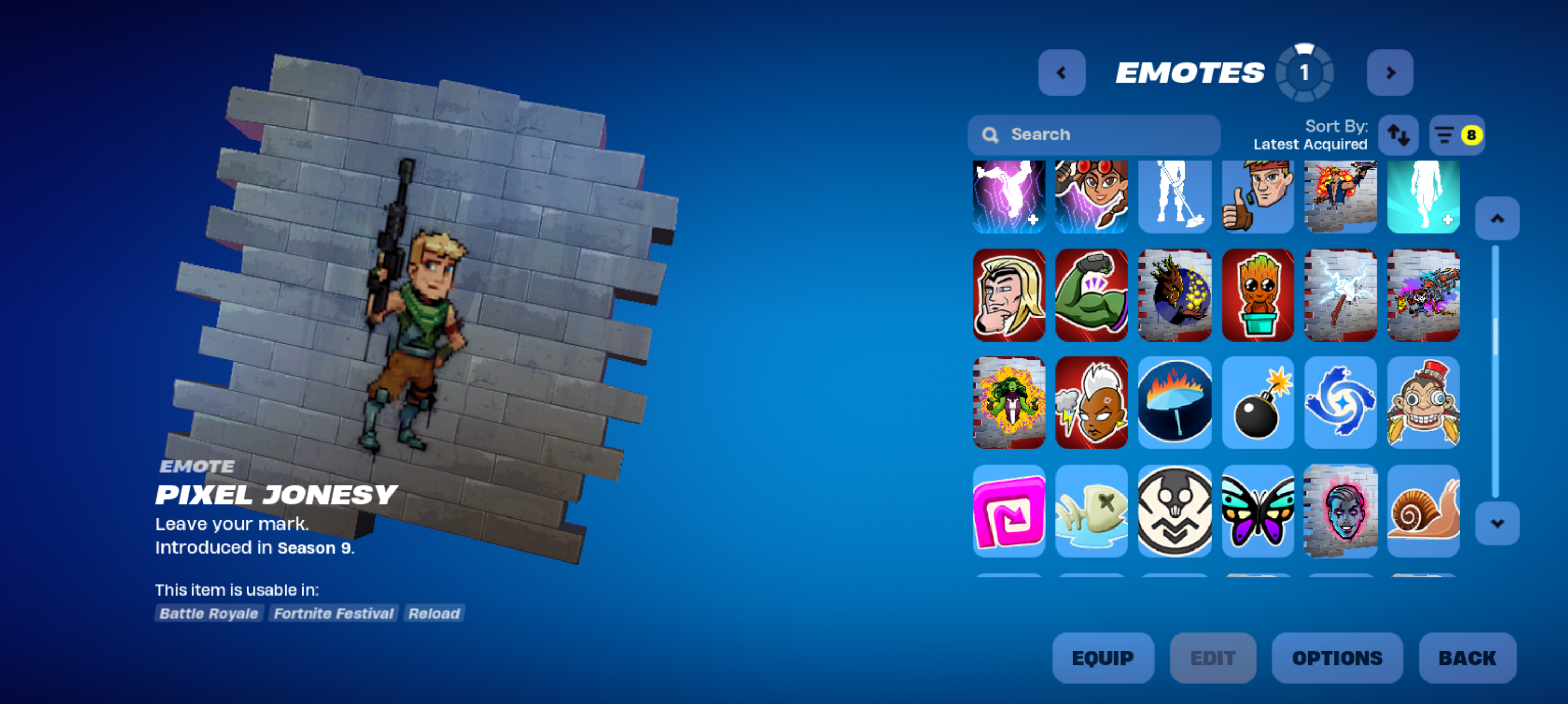 Groot | Glow | 161 Skins | Level 1144 | Full Email - Image 8