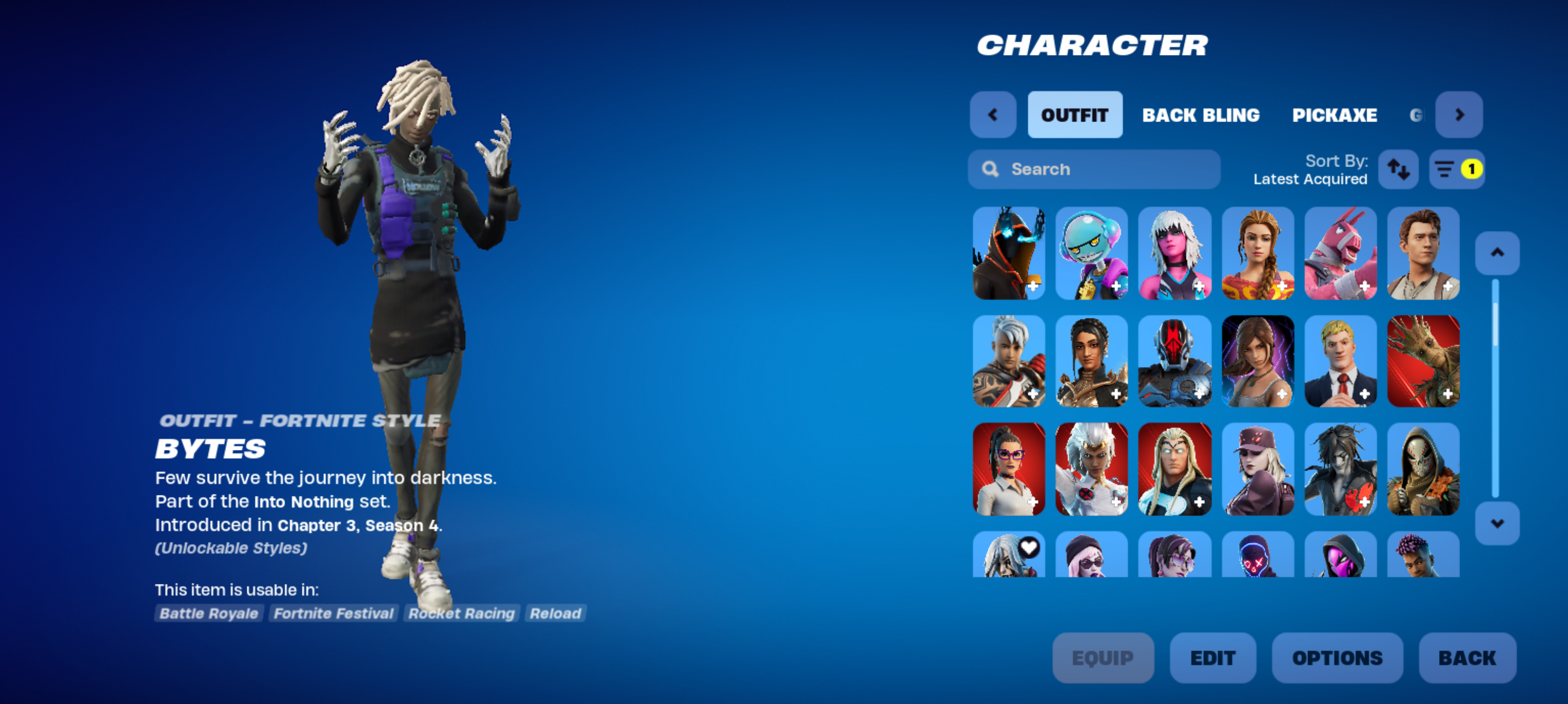 Groot | Glow | 161 Skins | Level 1144 | Full Email - Image 15