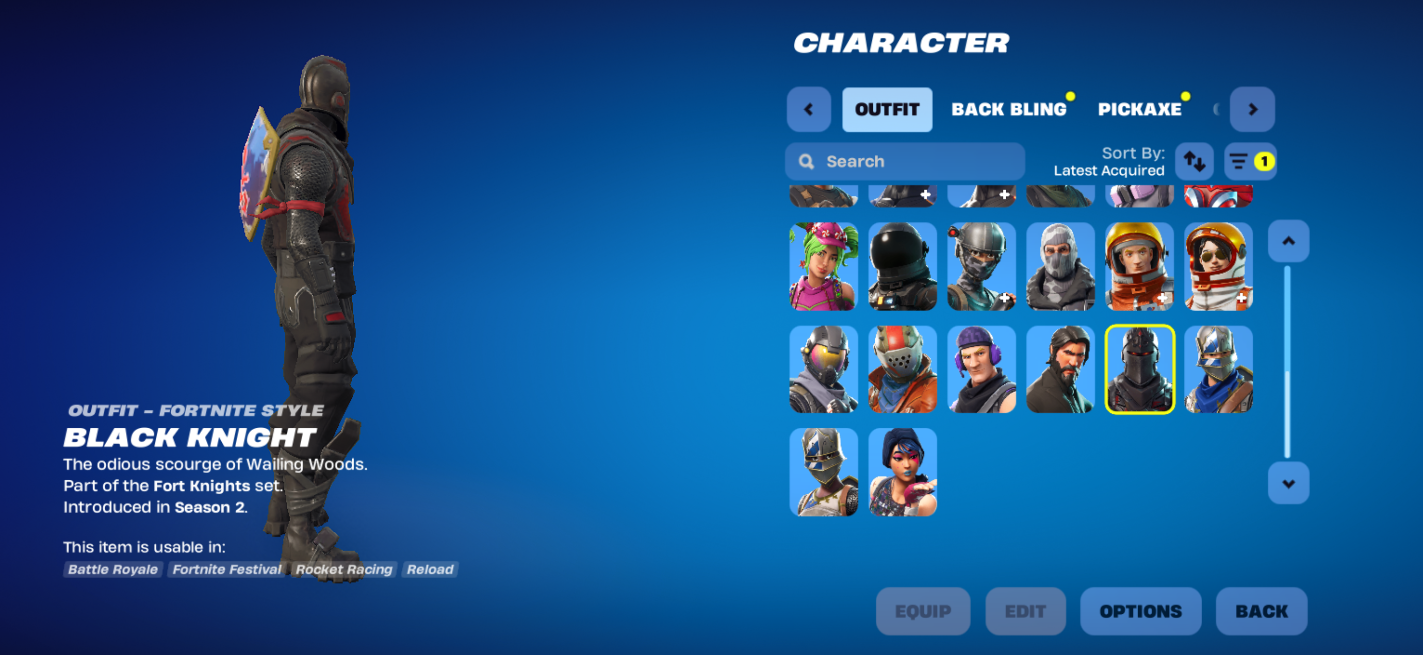 Black Knight | The Reaper | 43 Skins | Level 1 - Image 3