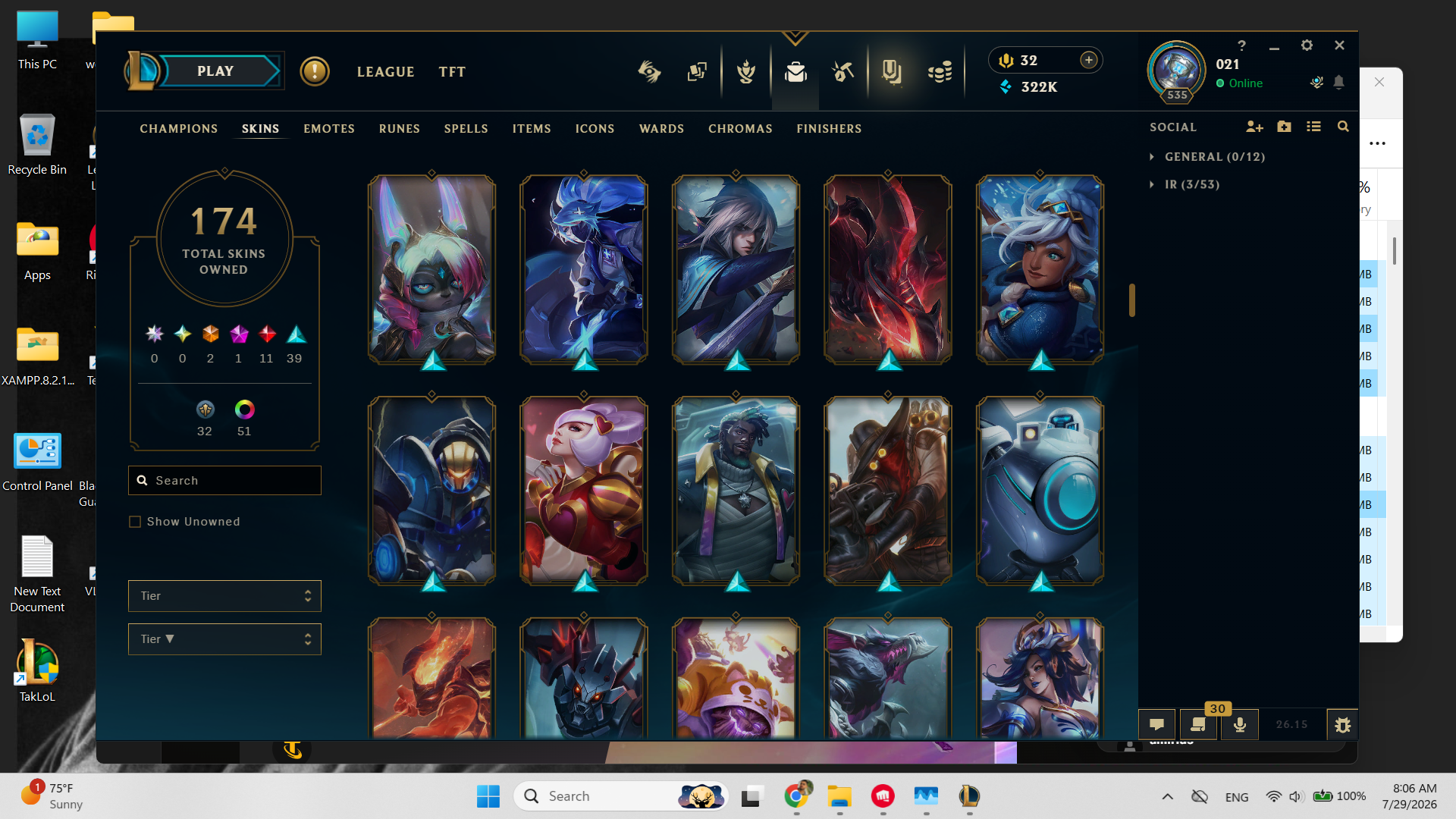 200 Champions | 147 Skins | 11 Legendary Skins - Image 3