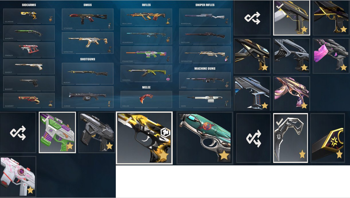PC | Diamond Peak | Champions 2023 Kunai + Vandal | 28 Skins | Full Email