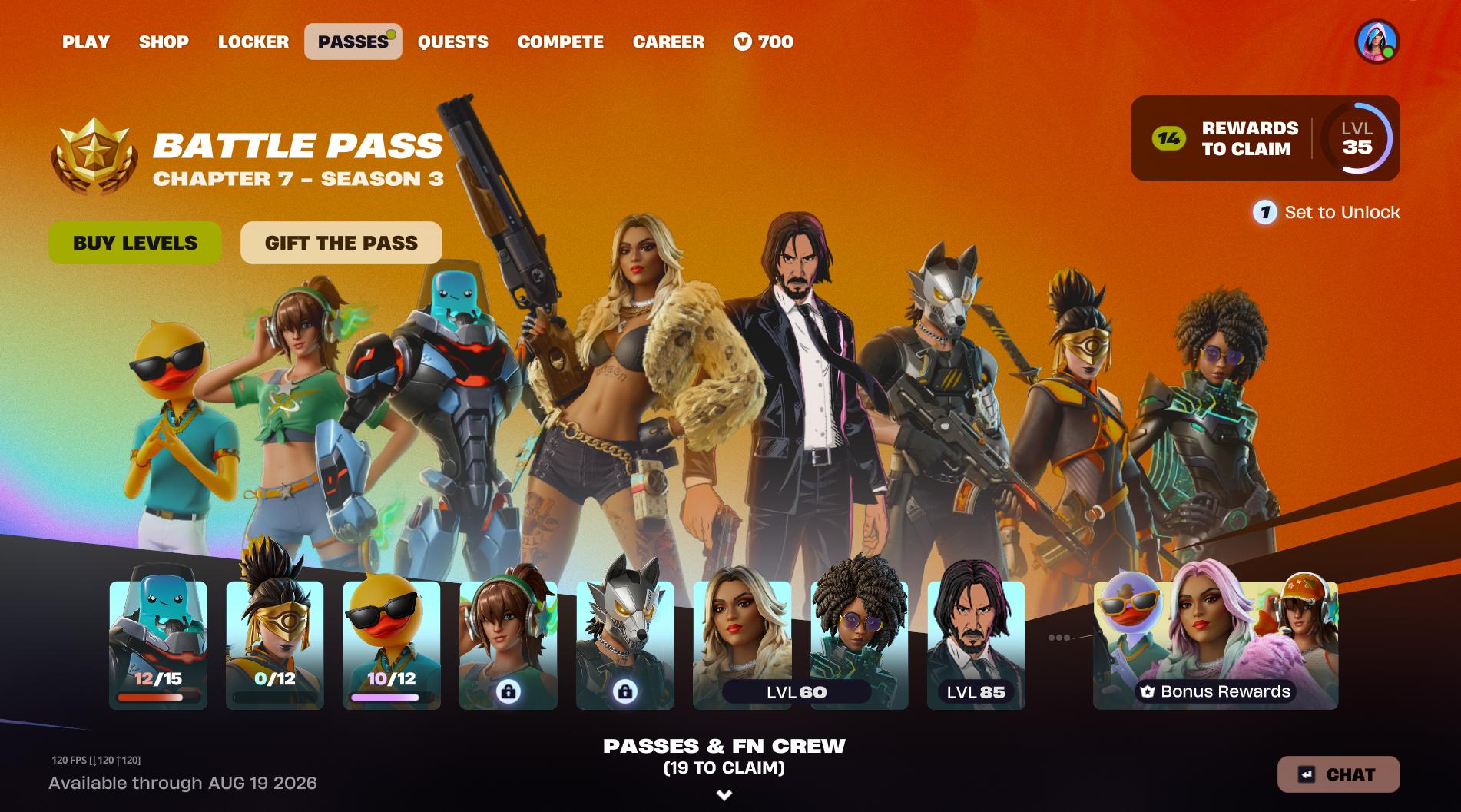 Wilde | Skull Raider | 129 Skins | Season 7 | Level 1232 - Image 38