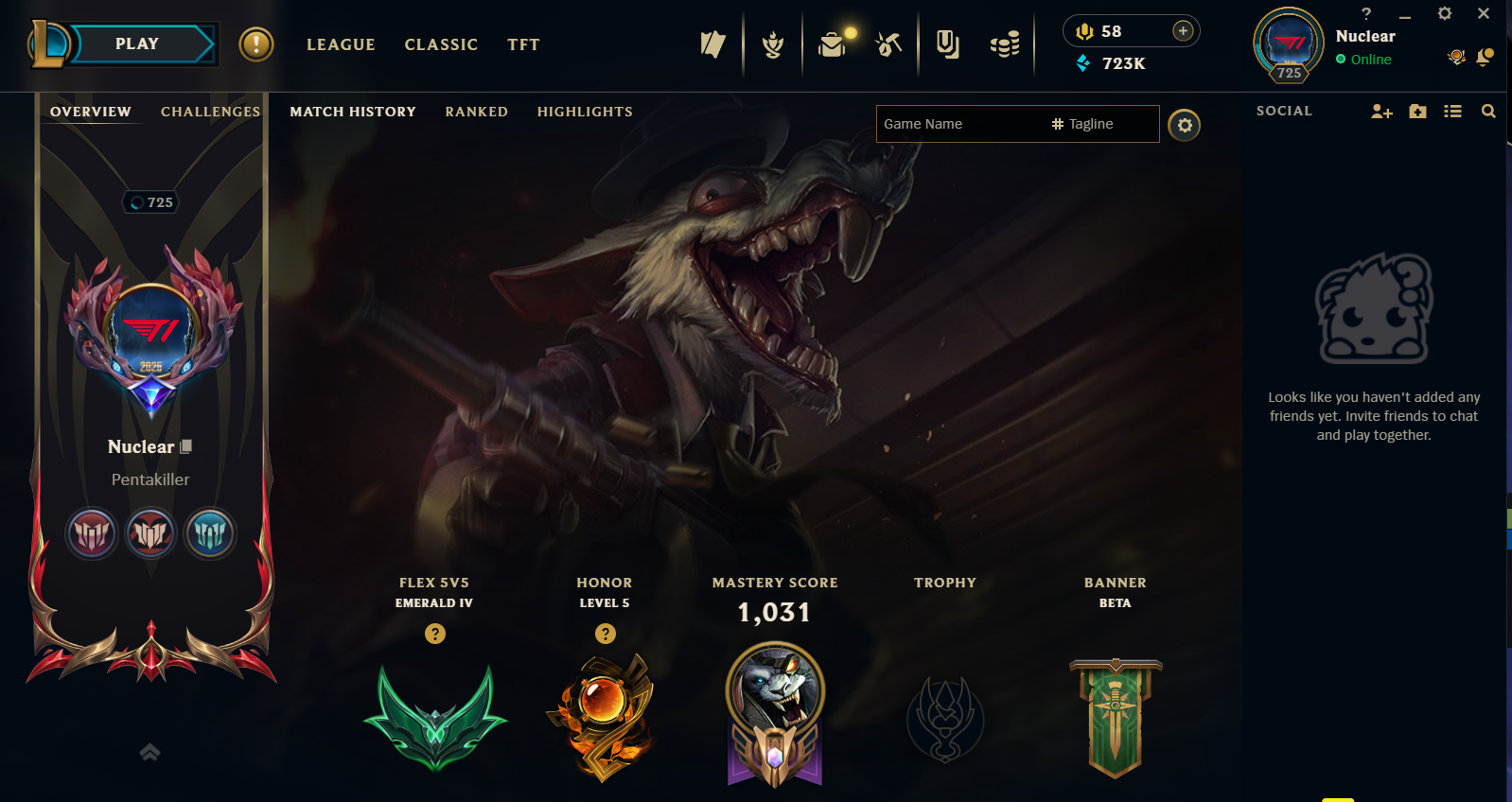Diamond Peak | 173 Champions | 52 Legendary Skins | Full Email