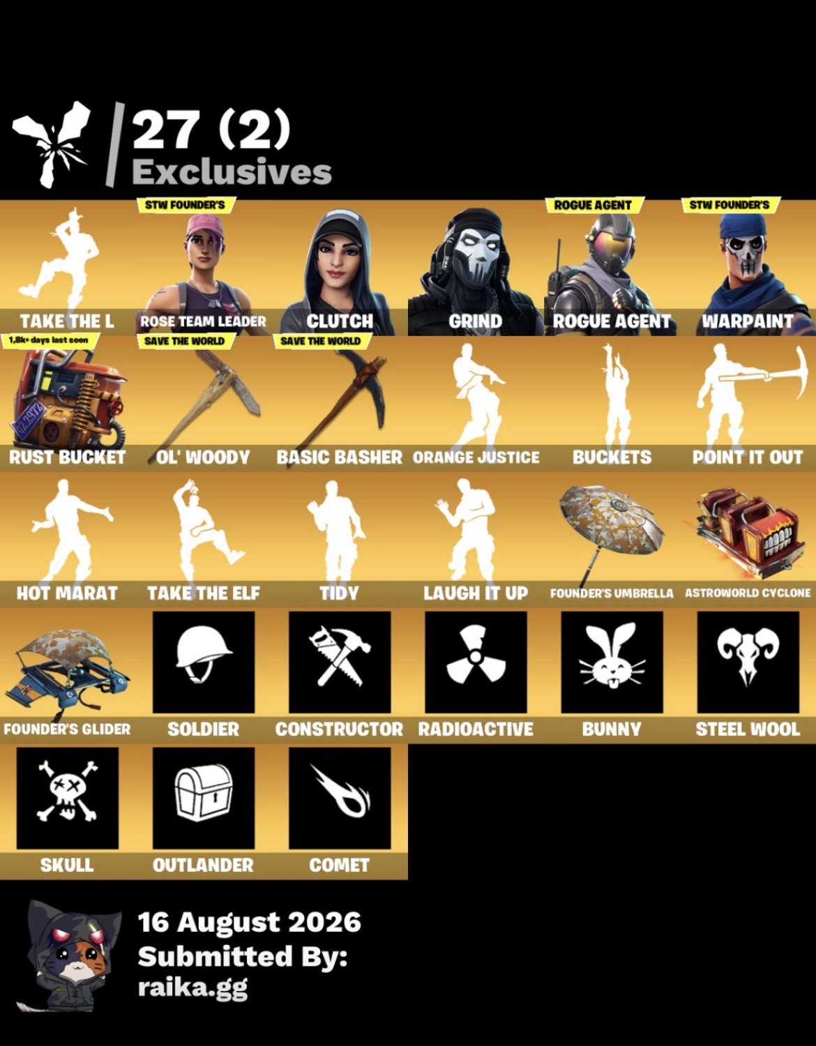 Rose Team Leader | Rogue Agent | 96 Skins | Season 3 | Level 1201 | Full Email - Image 6