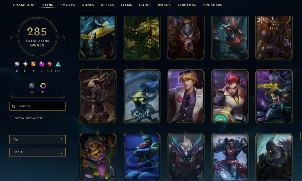 Platinum Peak | 170 Champions | 7 Legendary Skins | Full Email - Image 4