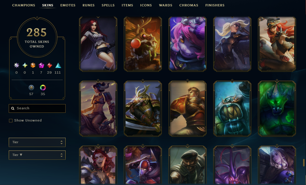 Platinum Peak | 170 Champions | 7 Legendary Skins | Full Email - Image 7