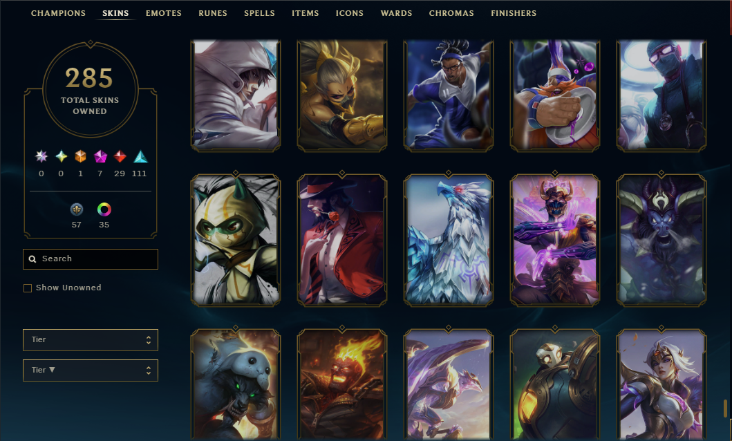 Platinum Peak | 170 Champions | 7 Legendary Skins | Full Email - Image 8
