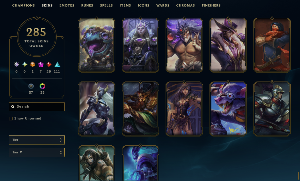 Platinum Peak | 170 Champions | 7 Legendary Skins | Full Email - Image 10