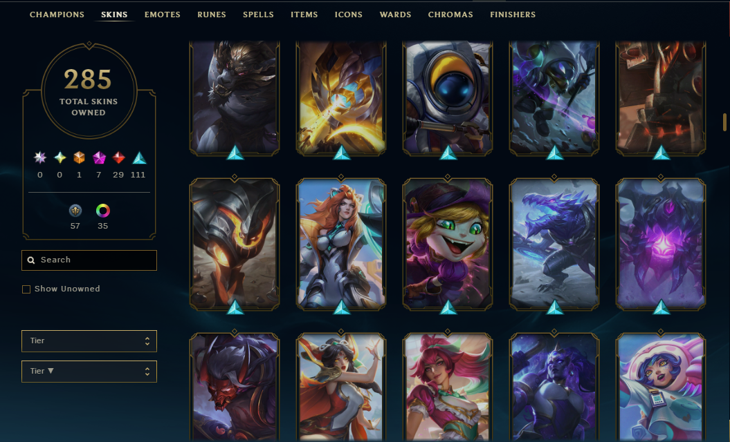 Platinum Peak | 170 Champions | 7 Legendary Skins | Full Email - Image 13