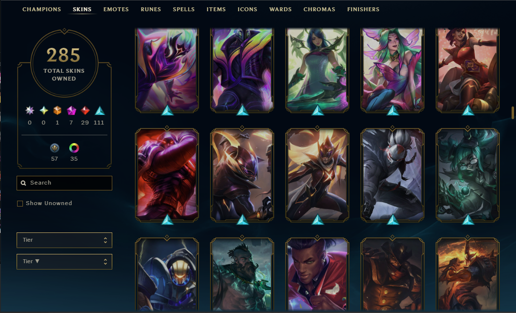 Platinum Peak | 170 Champions | 7 Legendary Skins | Full Email - Image 15
