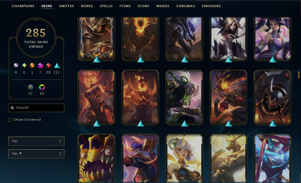 Platinum Peak | 170 Champions | 7 Legendary Skins | Full Email - Image 16