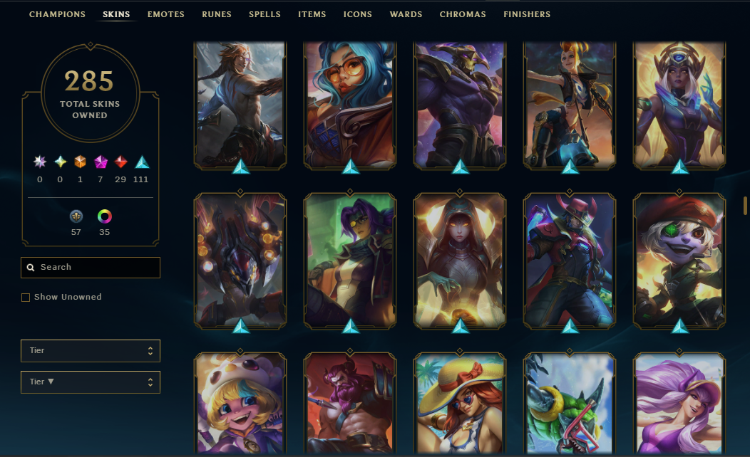 Platinum Peak | 170 Champions | 7 Legendary Skins | Full Email - Image 17