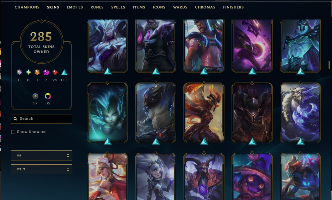 Platinum Peak | 170 Champions | 7 Legendary Skins | Full Email - Image 14