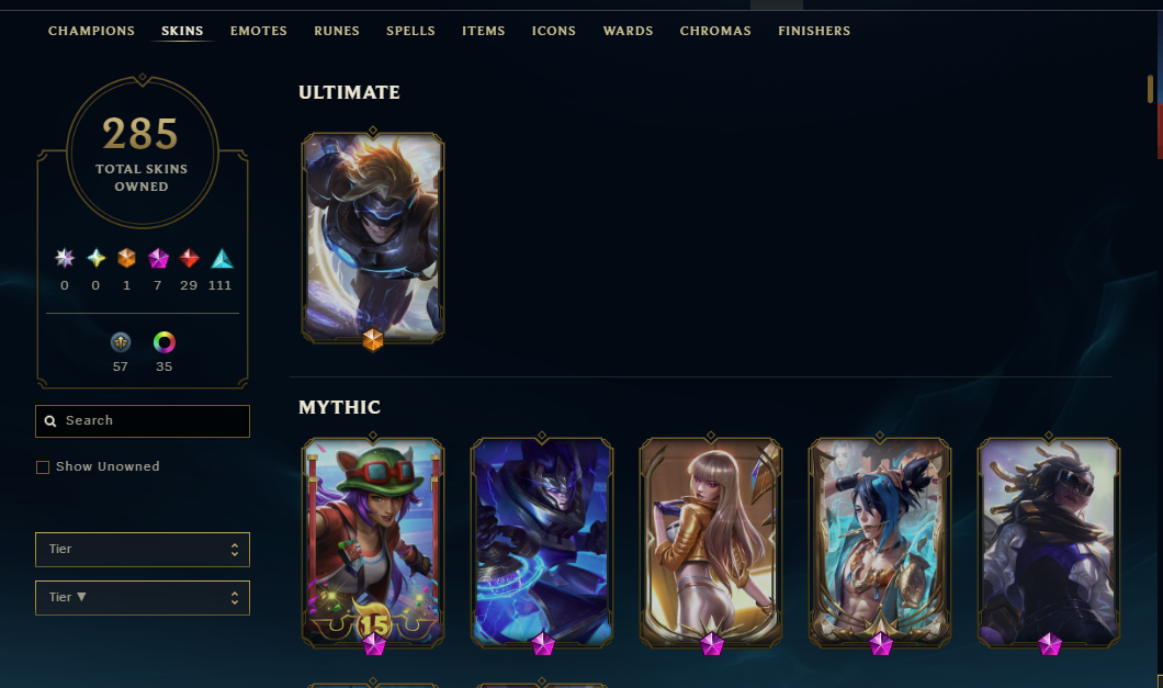 Platinum Peak | 170 Champions | 7 Legendary Skins | Full Email - Image 19