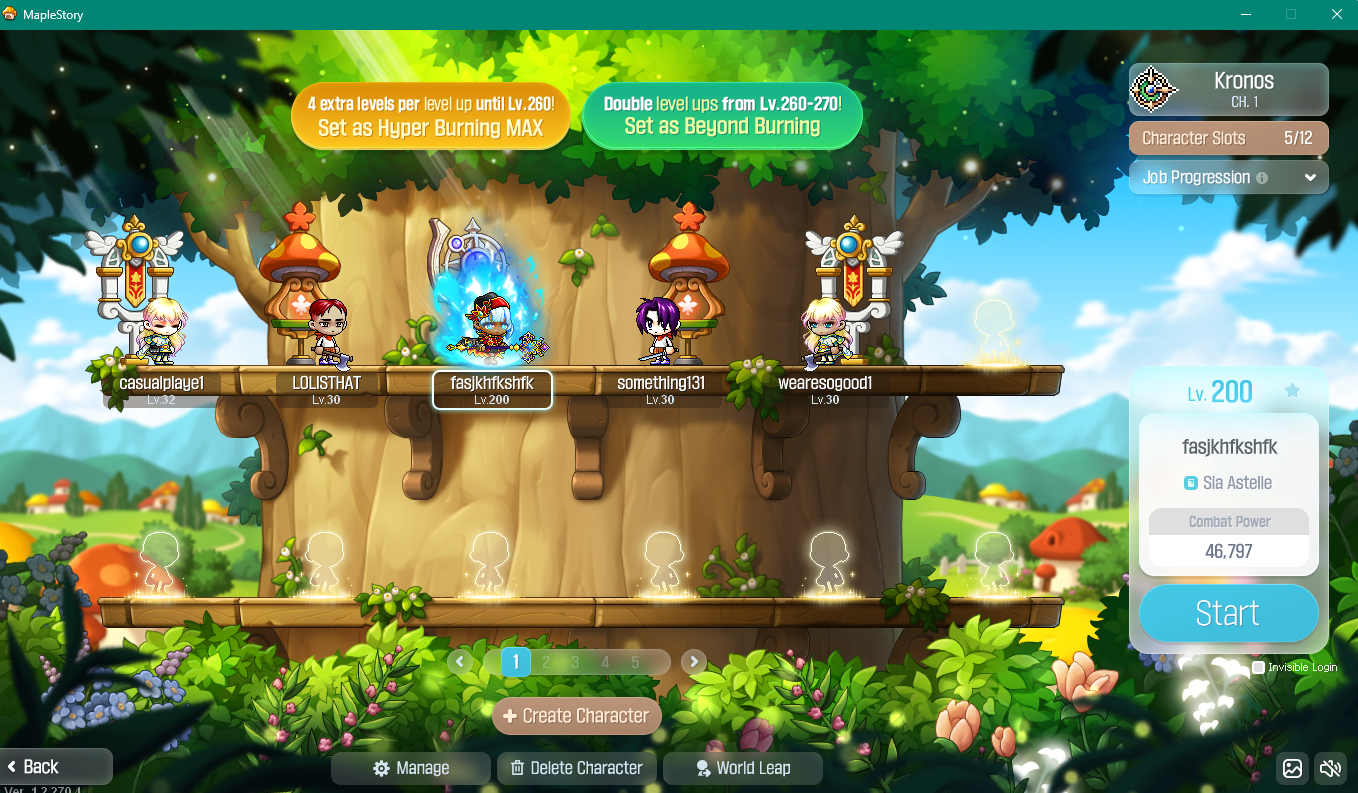 MapleStory Account