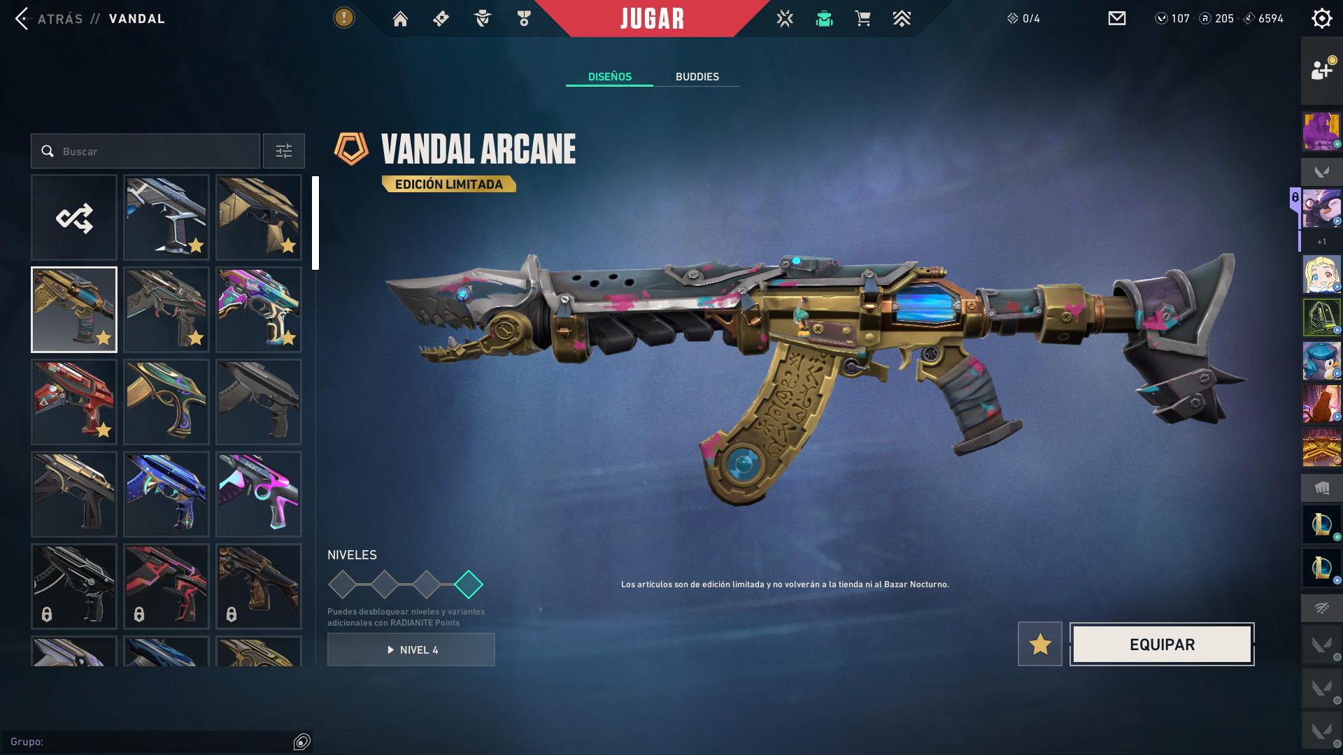 PC | Platinum Peak | Relic Stone Daggers | Araxys Vandal | 146 Skins | Full Email - Image 19
