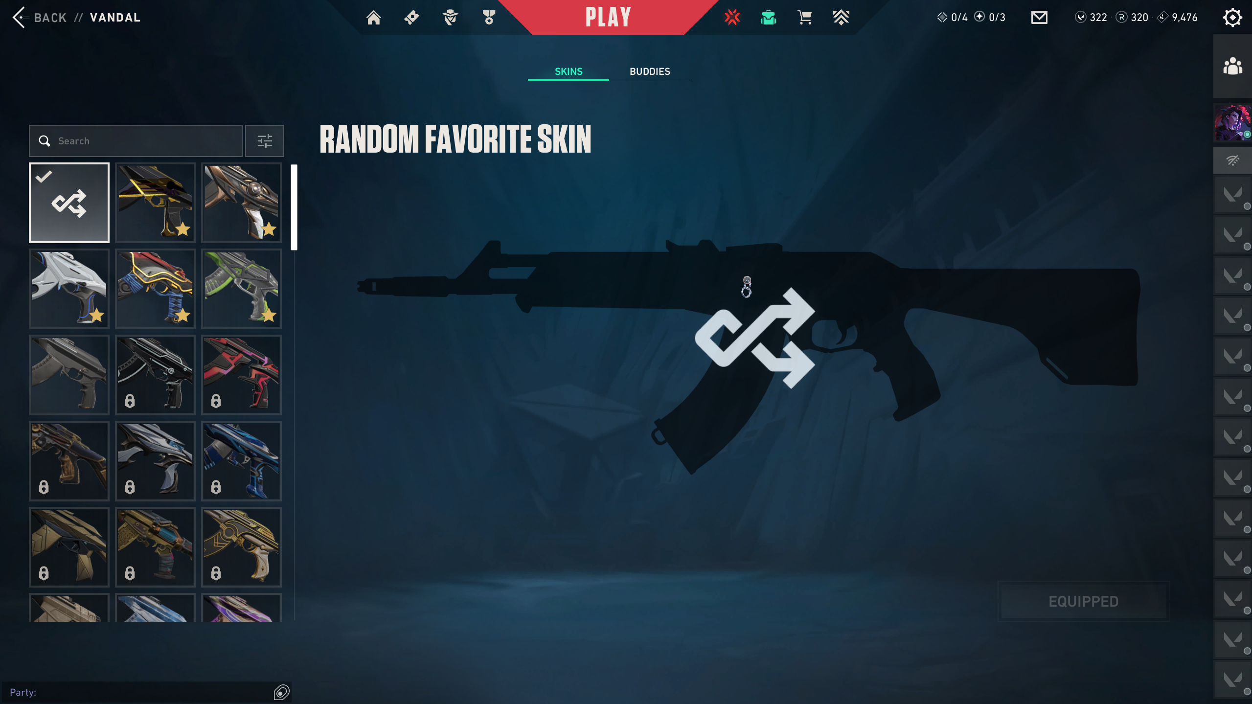 PC | Gold Peak | Recon Balisong | Champions 2023 Vandal | 31 Skins | Full Email - Image 9