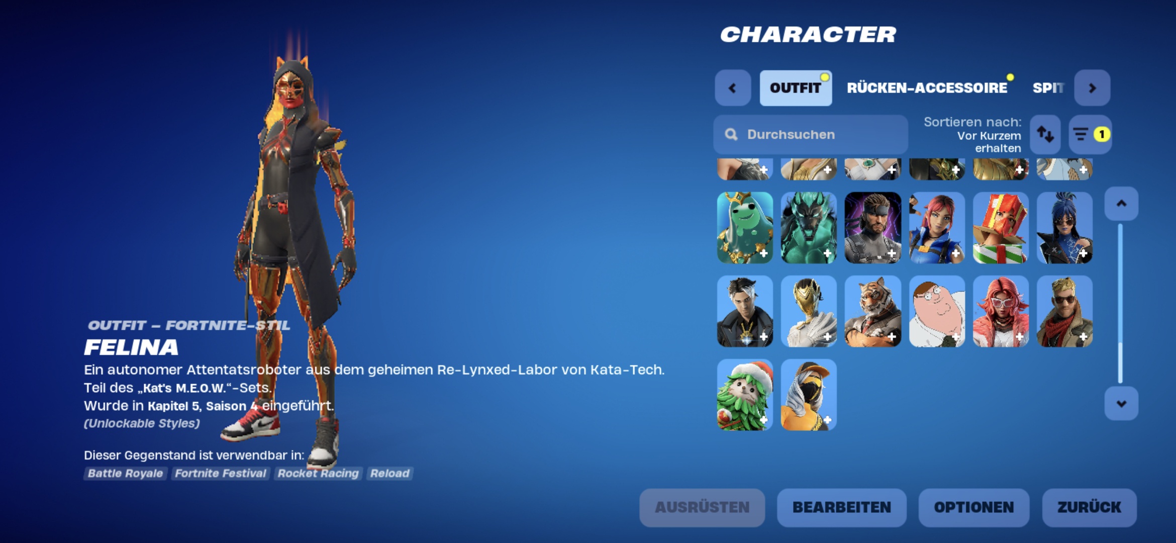 Peter Griffin | Megalo Don | 100 Skins | Chapter 5 Season 1 | Level 50 - Image 5