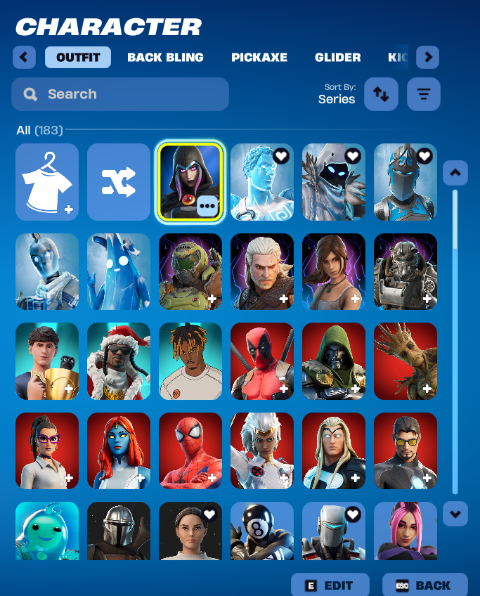 Mystique | Lara Croft | Deadpool | 183 Skins | Chapter 1 Season 6 | Level 3460 | Full Email - Image 27