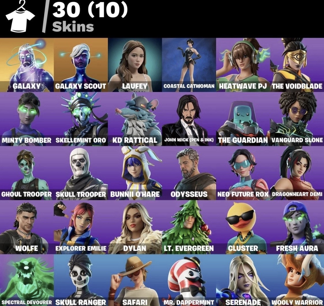 Galaxy Scout | Galaxy | 40 Skins | Level 1 | Full Email - Image 3