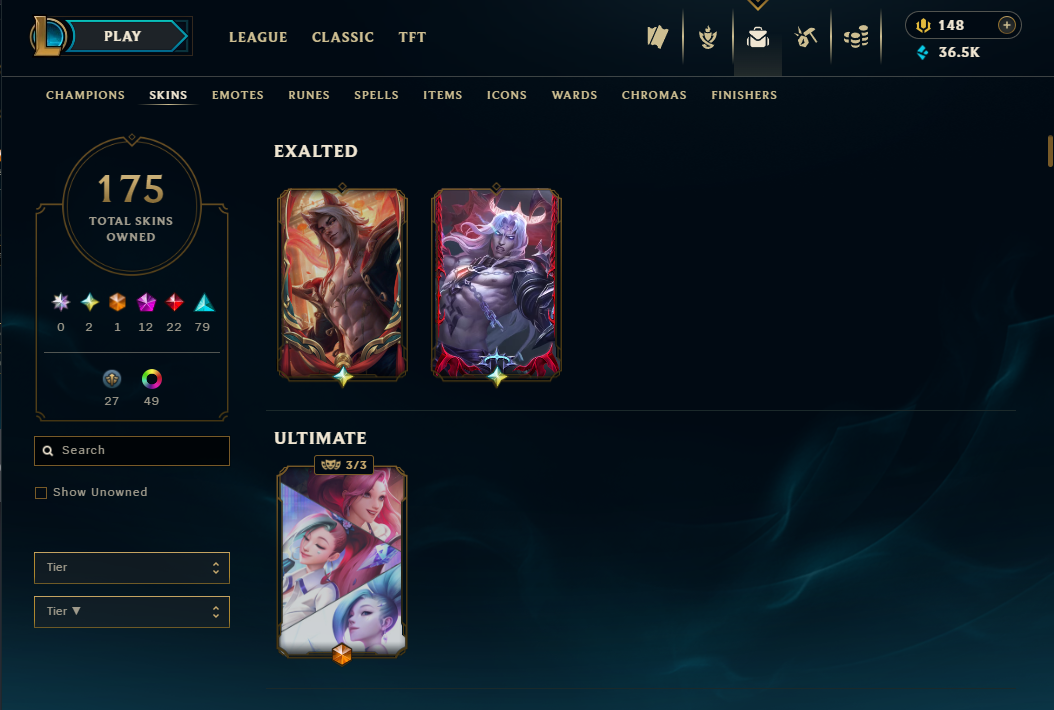 Iron I | 91 Champions | 91 Skins | 22 Legendary Skins | Full Email - Image 7